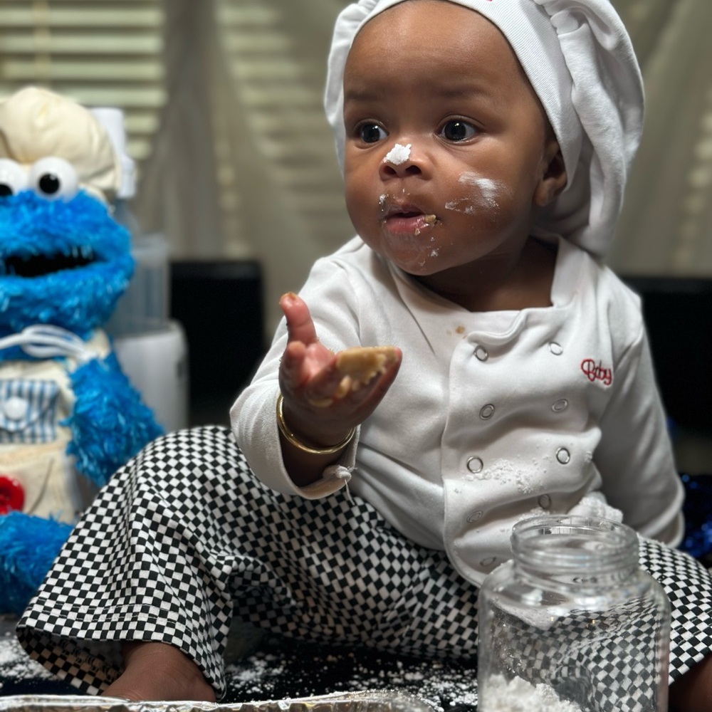 Kids Chef Costume Set - White and Black